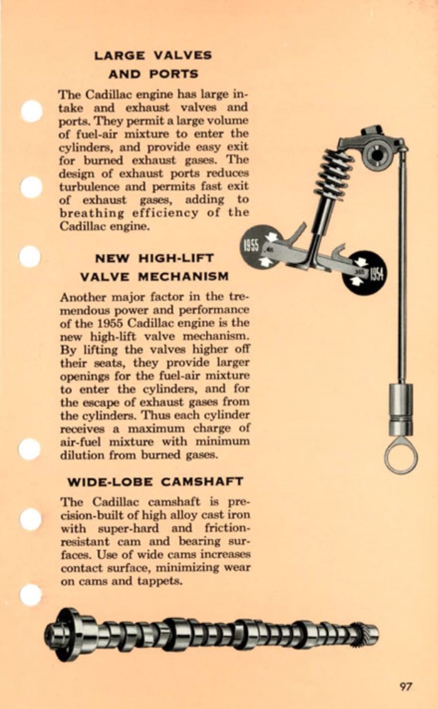 1955 Cadillac Salesmans Data Book Page 119